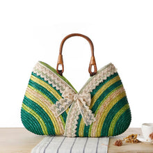 Load image into Gallery viewer, Bohemia Summer Women Weave Rattan Handbag
