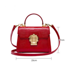 Load image into Gallery viewer, Wİnter Serpentine Lock Handbag