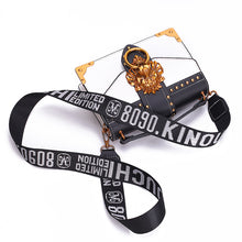 Load image into Gallery viewer, New Metal Lion Head Mini Small Square Pack Bag