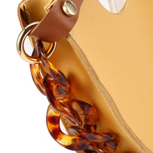 Load image into Gallery viewer, New Tote Bag Acrylic Chains Strap Semicircle Bag